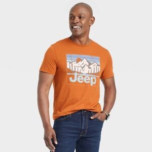 Goodfellow & Co Orange Graphic Tee